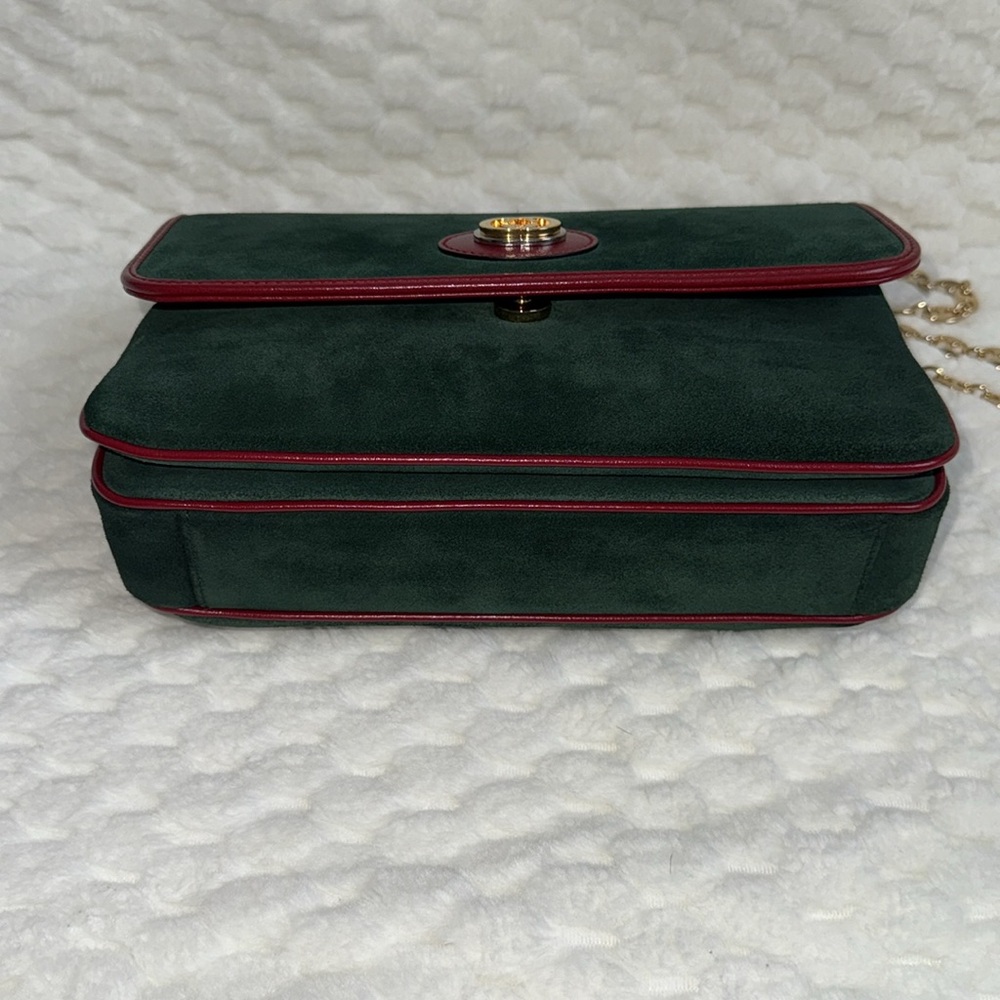 Gucci Marina Suede Handbag-576421-Authentic-EUC - Picture 3 of 17
